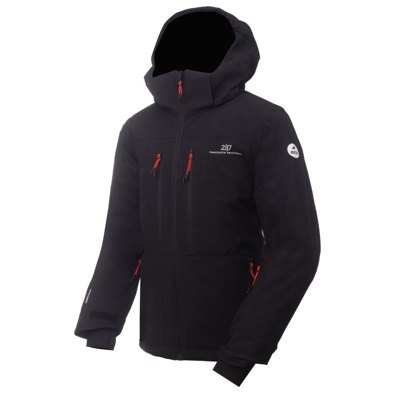 2117 of Sweden Langas Junior Skijakke - Sort tilbud