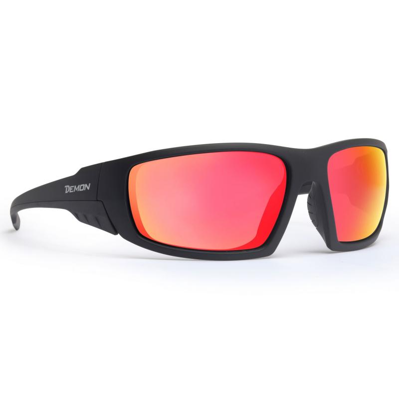 Demon Parrot Solbriller i Sort/Rød - Sport & Ski!