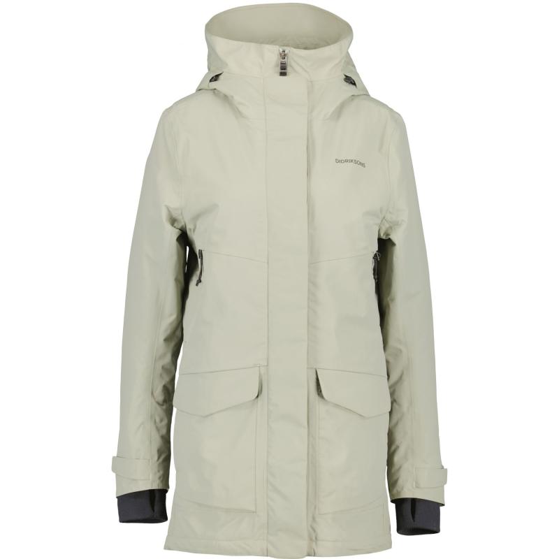 Didriksons Frida Parka til damer - Beige vinterjakke