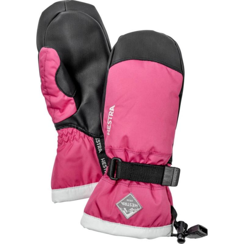 Hestra Gauntlet Junior Luffer - Pink Vintertilbud!