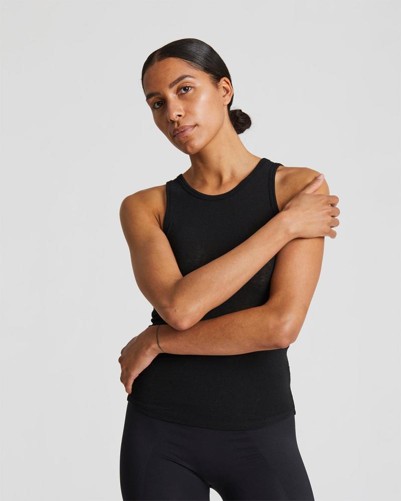 Alberte Uld Tanktop - Elegant og Tætsiddende Design