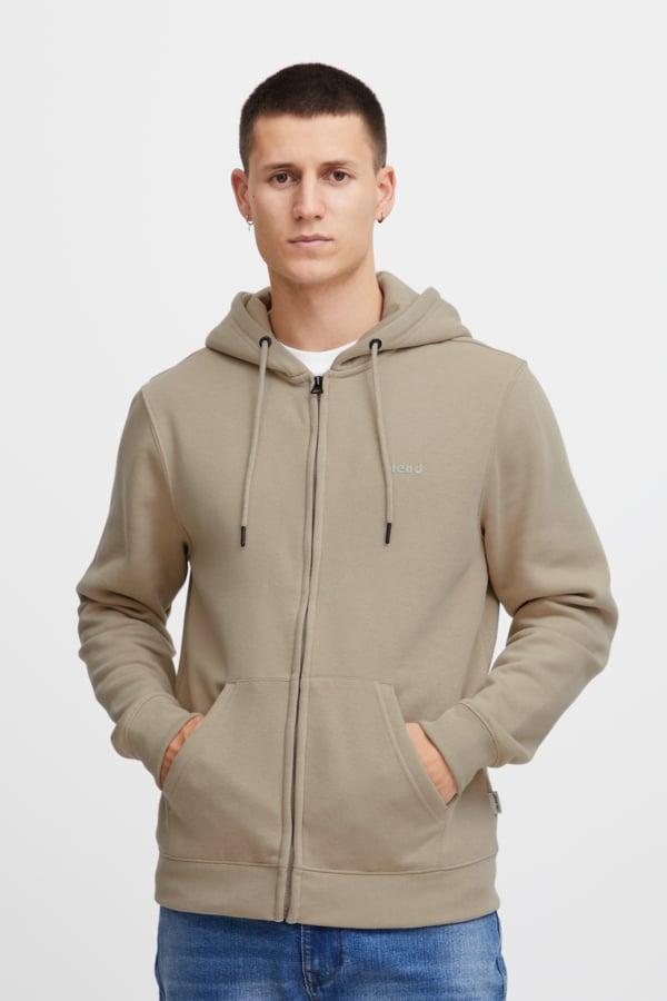 Bhdownton Zipthrough Sweatshirt til mænd - Hurtig levering!