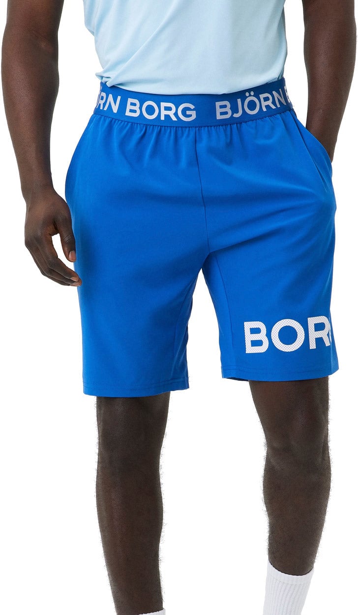 Borg Shorts til mænd - Komfortable træningsshorts i blå