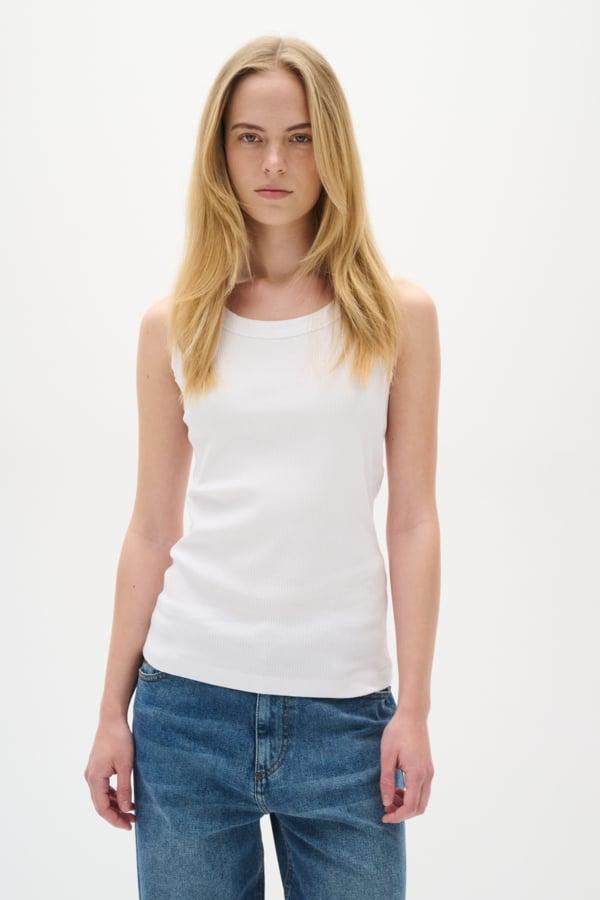 Dagnaiw Tanktop i hvid - Slim fit til kvinder