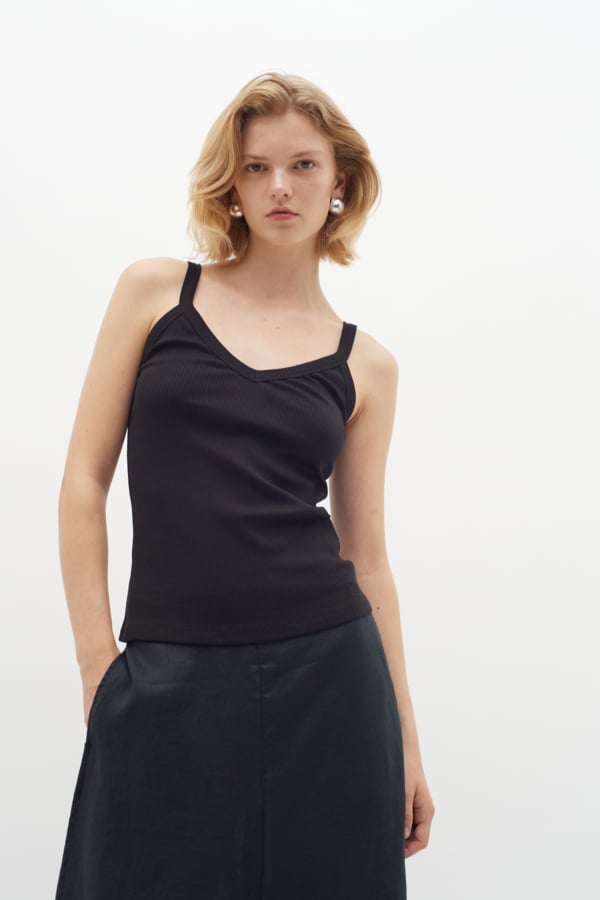 Dagnaiw Vtop fra InWear - Sort Tanktop til Damer