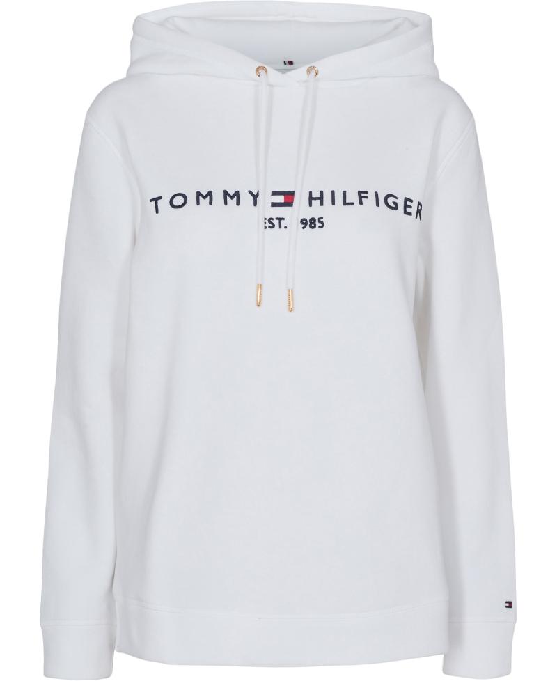 Heritage Hilfiger Hættetrøje - Hvid Dame Hoodie
