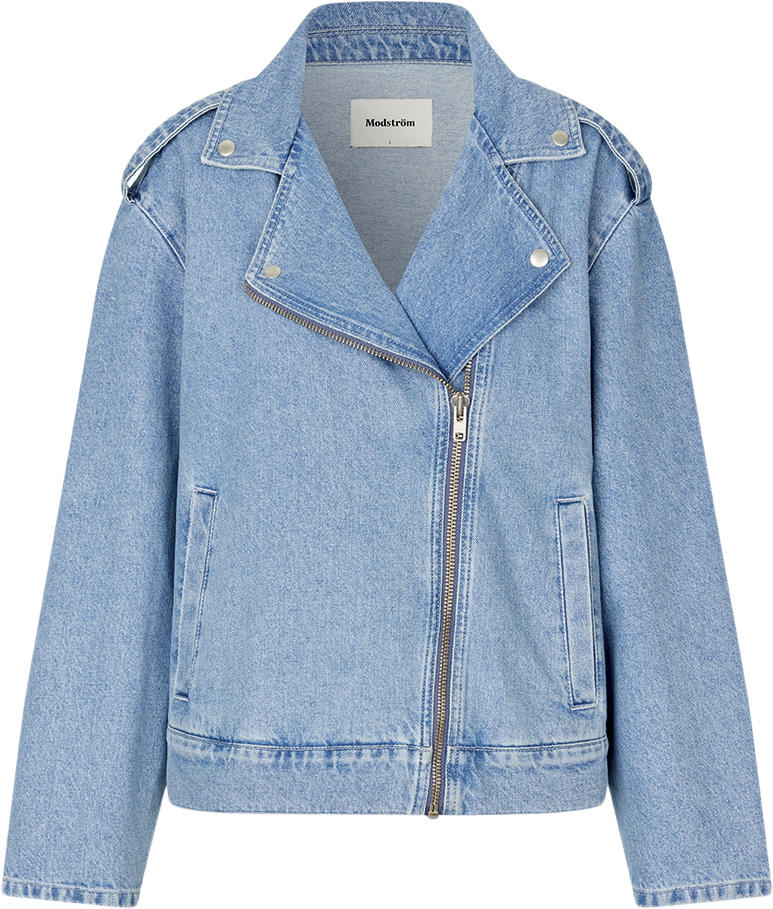 Ibenmd Denimjakke fra Modström - 80'er Blå Vask
