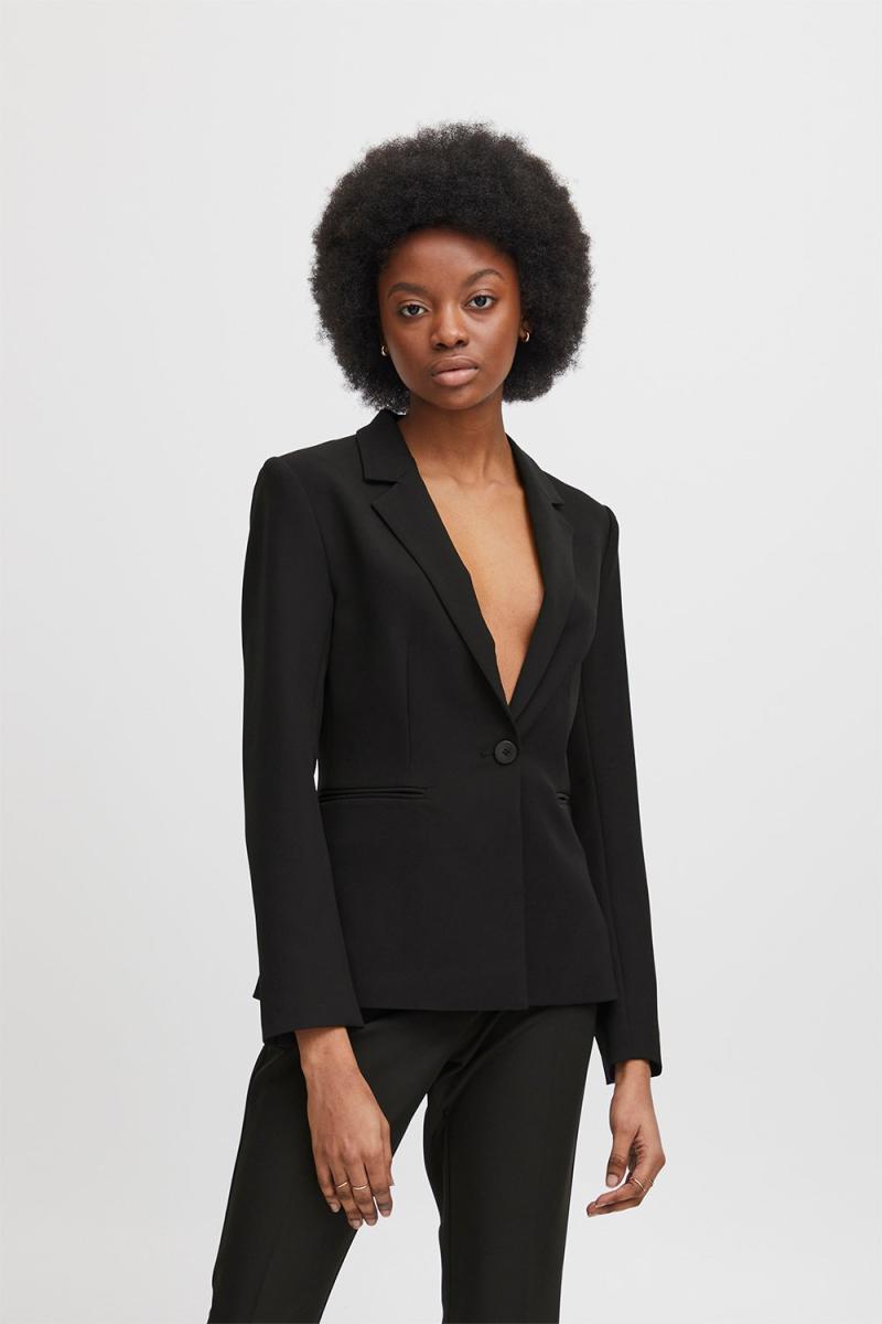 Ixlexi Blazer i Sort fra ICHI - Fantastisk tilbud!