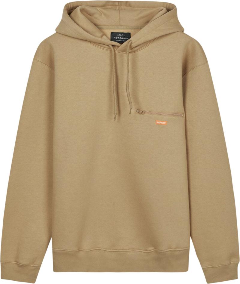 Kansas MN Sweat Hoodie i Beige fra Mads Nørgaard