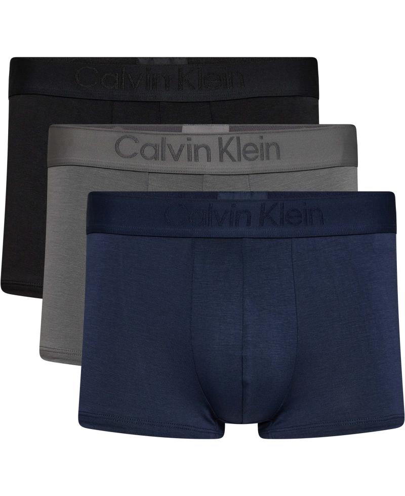 Calvin Klein Boxershorts 3PK - Sort, Blå & Grå