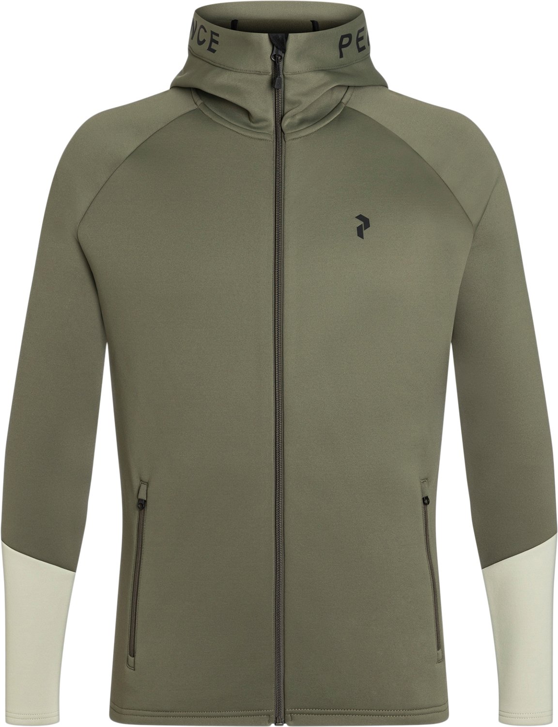 M Rider Mid Zip Hoodie i Grøn fra Peak Performance