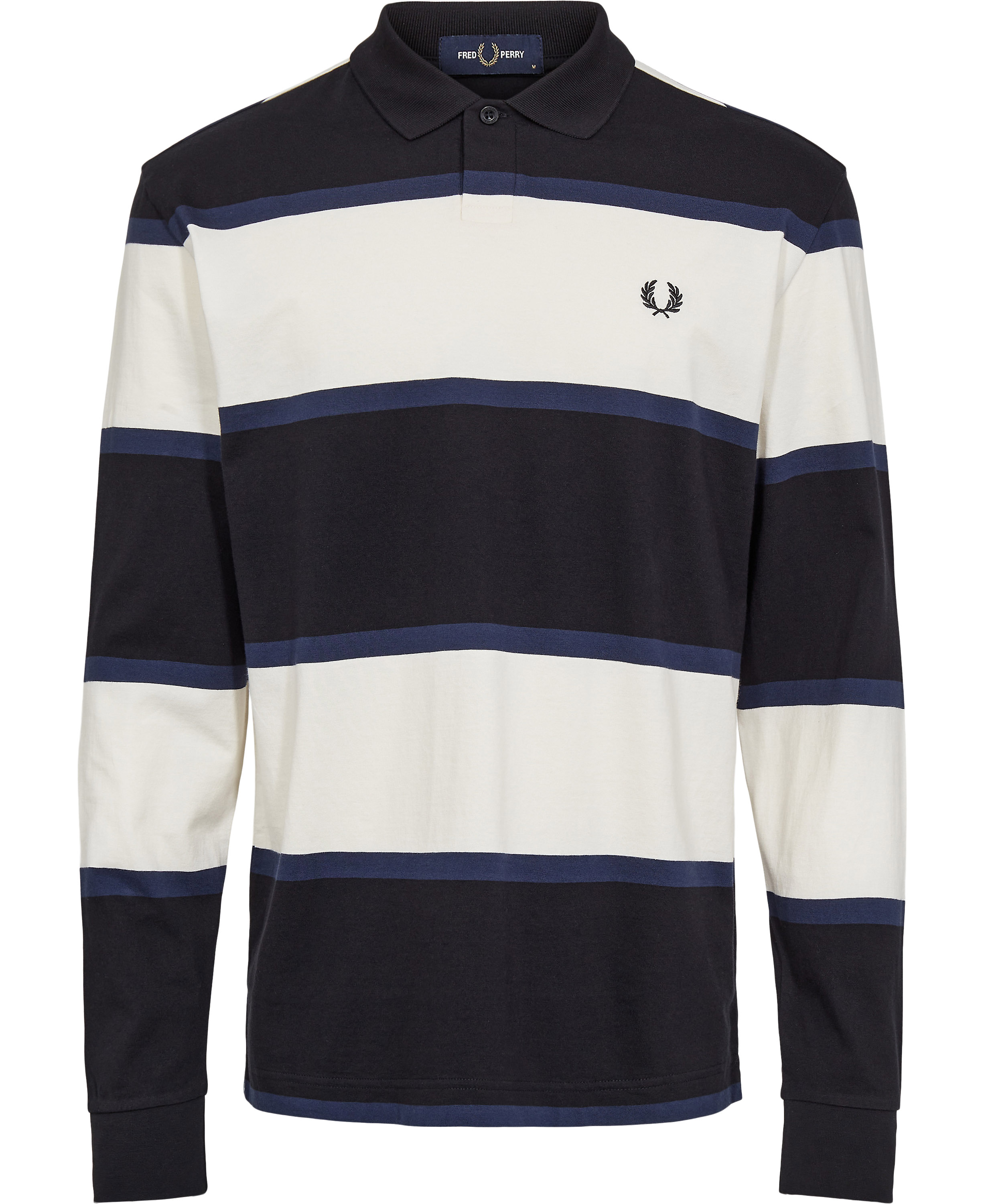 Fred Perry Langærmet Polo i 100% Bomuld - Kvalitet!