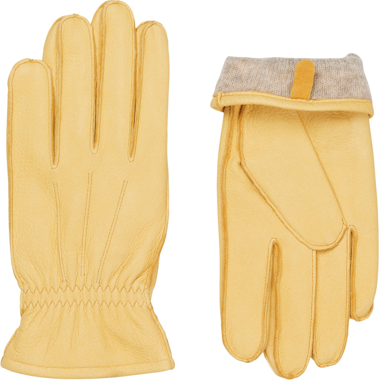 MJM Glove Jones - Læderhandsker til Herre i Gul