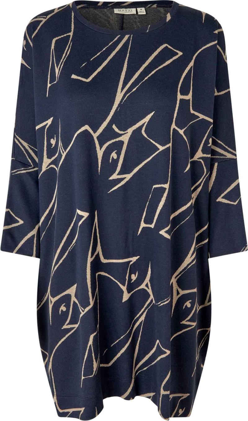 Oversize tunika med fugleprint fra Masai Copenhagen