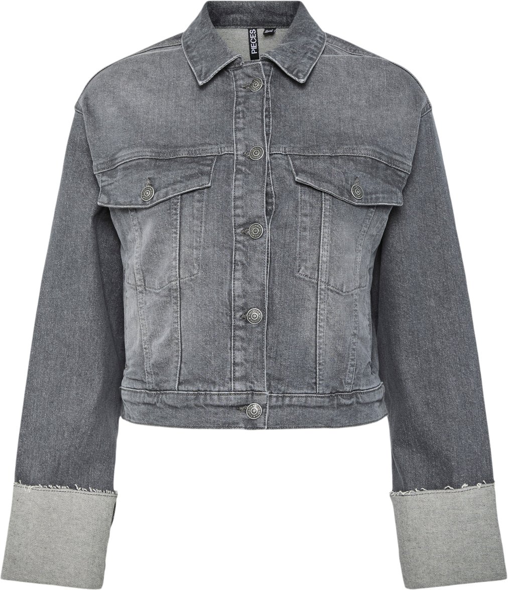Pcpil Fold Up Denimjakke - Stilfuld overgangsjakke