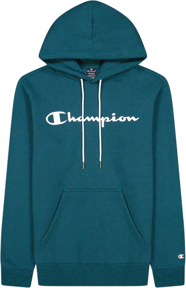 Champions Fleece Hættetrøje med Script Logo - Stil og Komfort