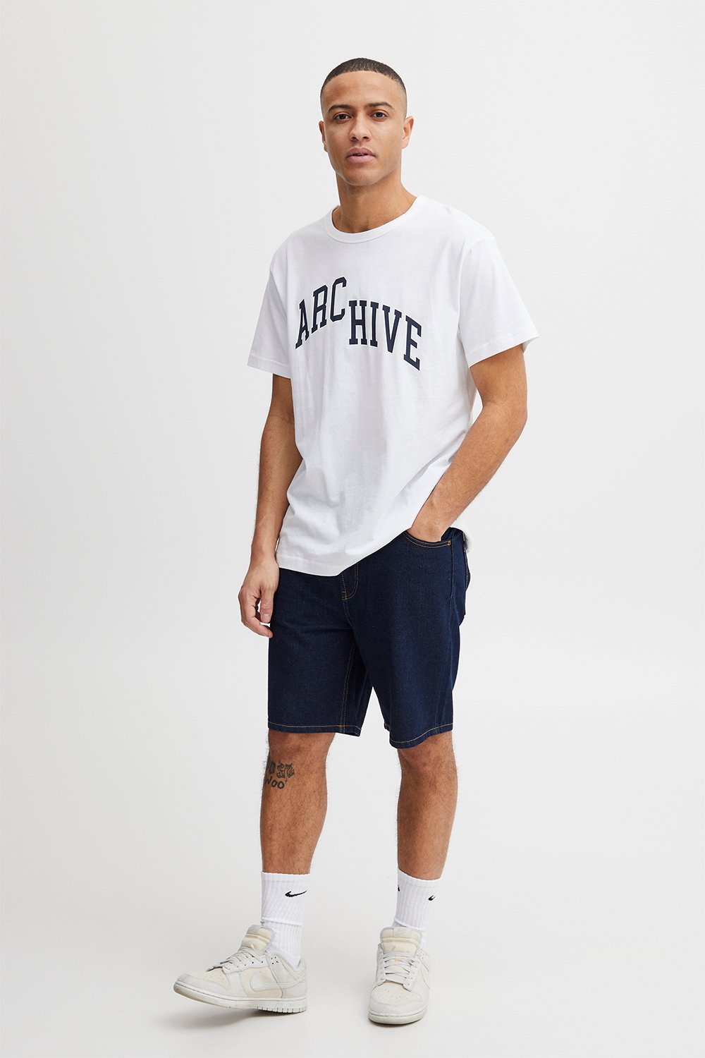 Sdelmo Lt Owen Casual Shorts - Rinse Wash Tilbud!