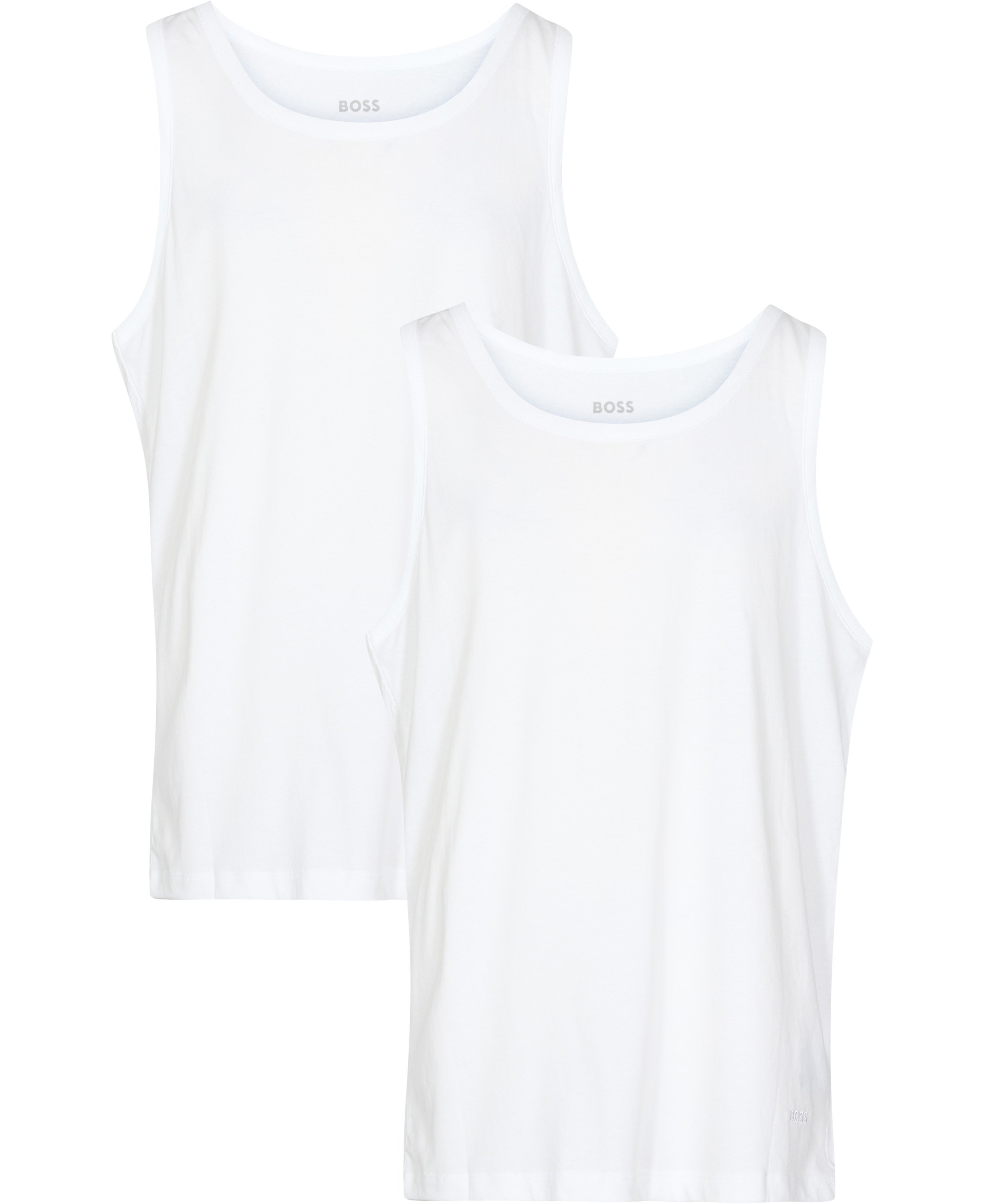 BOSS Tank Top 3P Classic - Hvid Undertrøje til Mænd