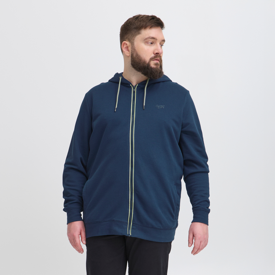 Blend Herre Hættetrøje - Dress Blues - 6XL