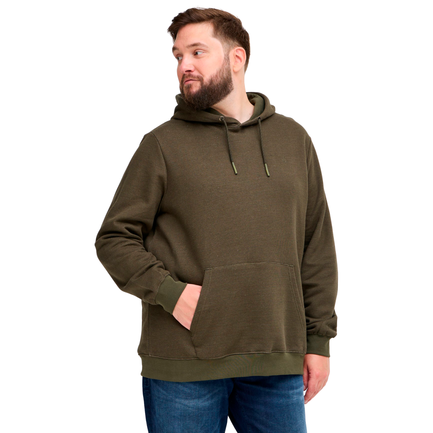 Blend Herre Hættetrøje Plus Size - Forest Night - 6XL
