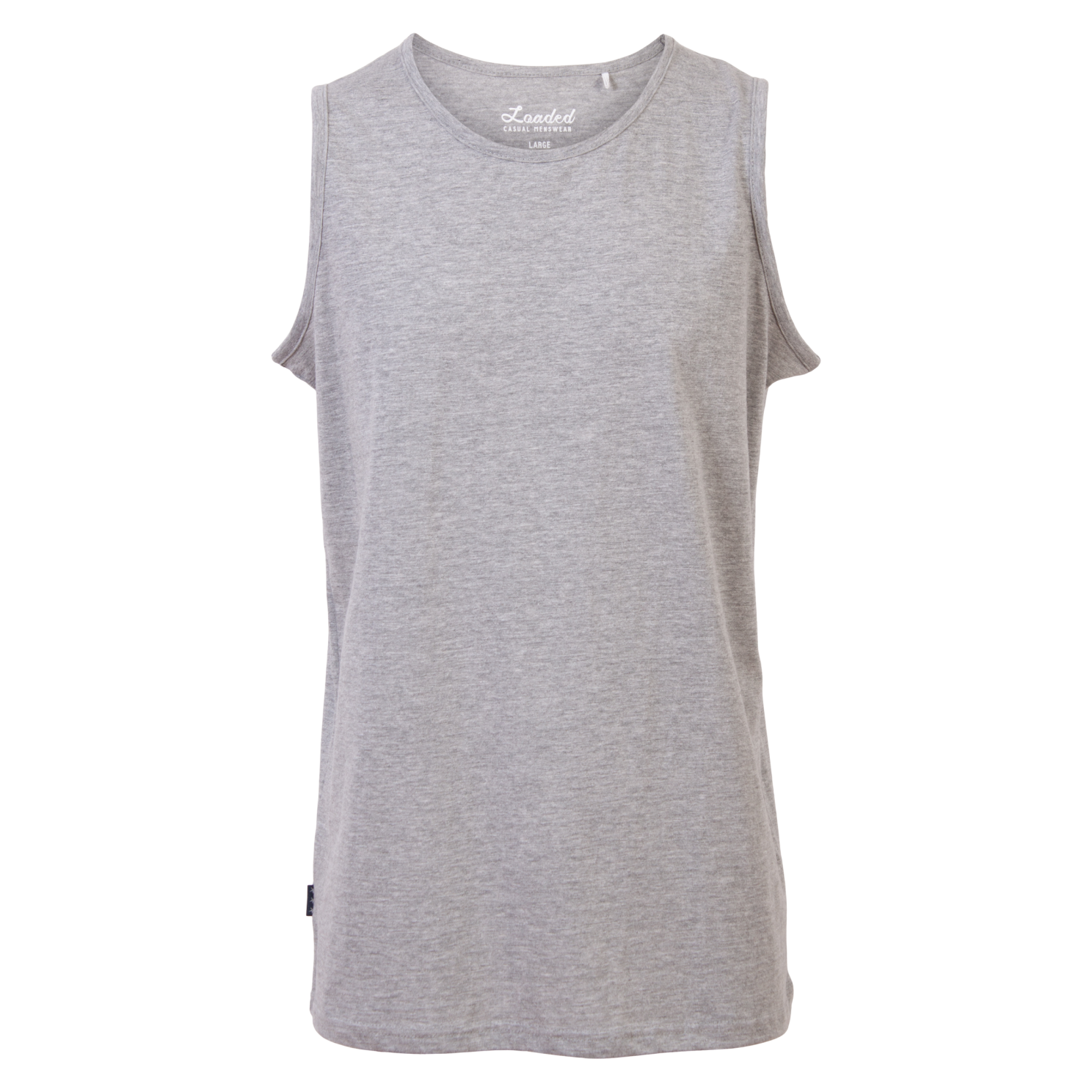 Loaded Belfast Herre Tanktop Plus Size - Light Grey - 7XL