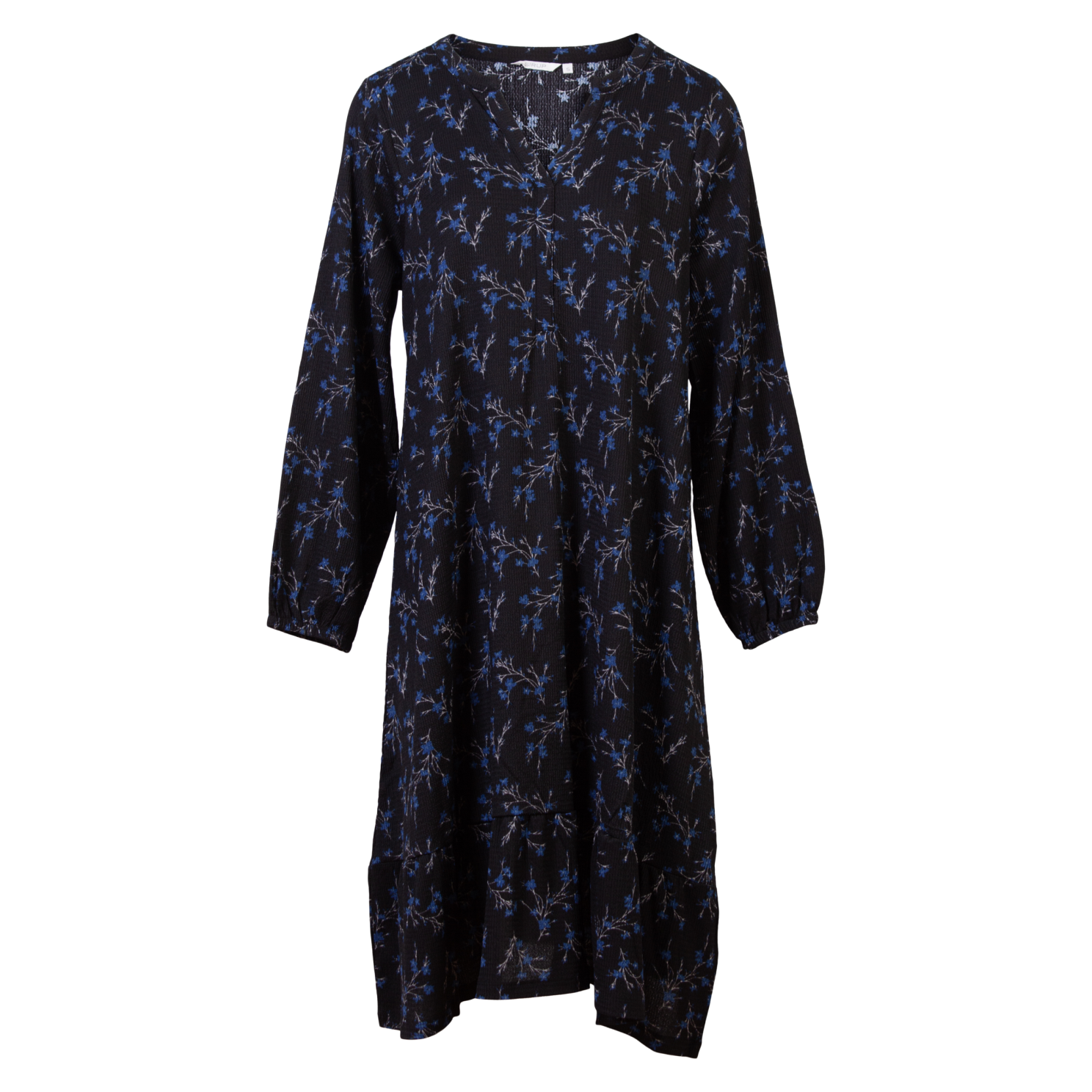 Sirup Dame Kjole - Dark Navy AOP - 2XL